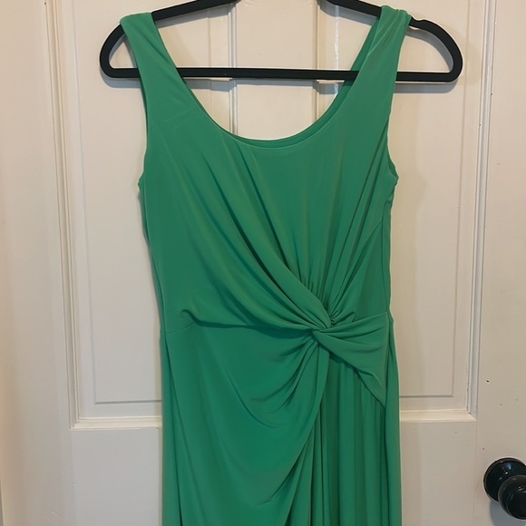 Lauren Ralph Lauren Green twist front dress size 6 - Picture 8 of 10